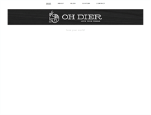 Tablet Screenshot of ohdier.com